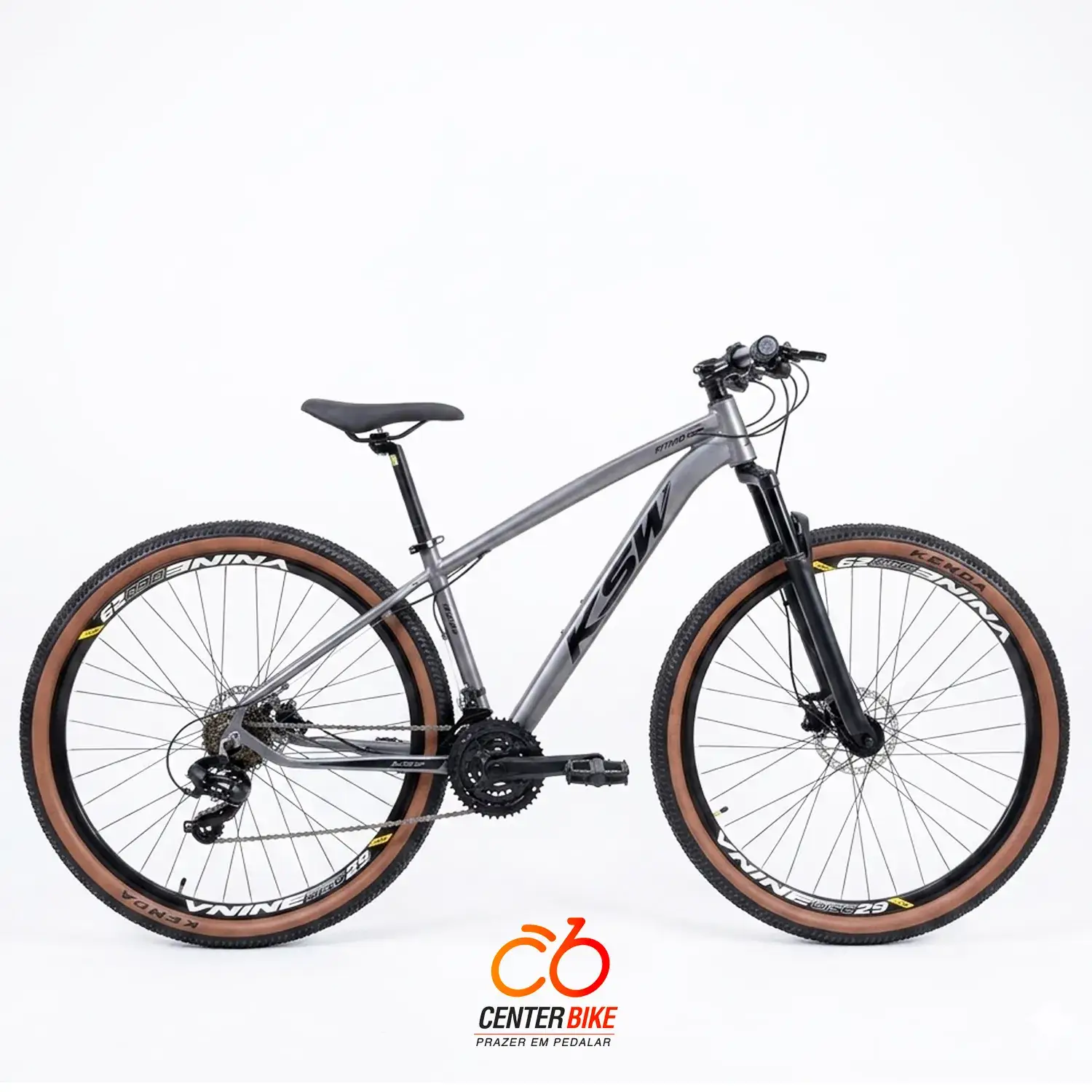 Bicicleta Aro 29 KSW XLT 200 24 freio hidráulico graff preto - Center Bike João Pessoa